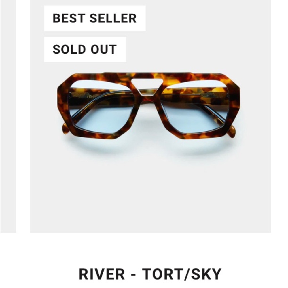 VEHLA River Sunglasses in Tortoise/Sky